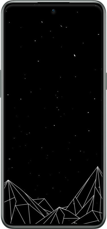 Силіконовий чехол Чорно білі абстрактні гори для OnePlus 10T - 6437u-2647 изображение 