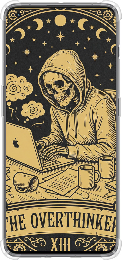 Силіконовий протиударний с посиленими кутами чехол The Overthinker для OnePlus 11 - 6774sp-2940 изображение 