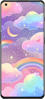 Силиконовый чехол Облака и радуга для OnePlus 11 - 6312u-2940 изображение 