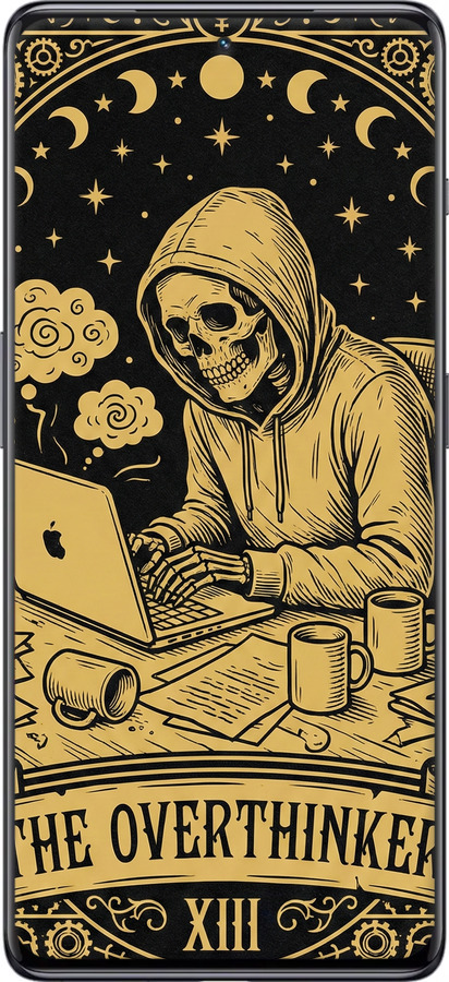 Силиконовый чехол The Overthinker для OnePlus 11R - 6774u-2939 изображение 