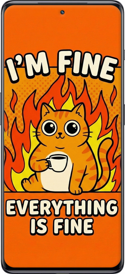 Силіконовий чехол Funny Cat для OnePlus 11R - 6786u-2939 изображение 