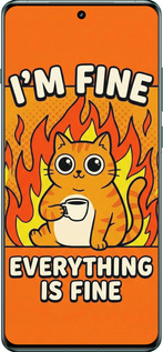 Силиконовый чехол Funny Cat для OnePlus 12 5G - 6786u-3615 изображение 