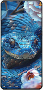 TPU чехол Blue Snake для OnePlus 13 5G - 6079b-3875 изображение 