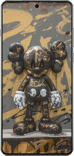 TPU чехол Bronze kaws для OnePlus 13 5G - 6097b-3875 изображение 