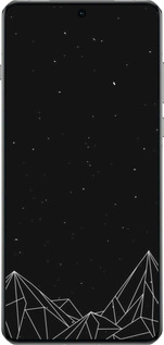 TPU чехол Черно белые абстрактные горы для OnePlus 13 5G - 6437b-3875 изображение 