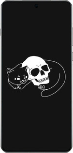 TPU чехол Із зображенням кота та черепа для OnePlus 13 5G - 6491b-3875 изображение 