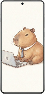 TPU чехол Funny Capybara CEO Working для OnePlus 13 5G - 6777b-3875 изображение 