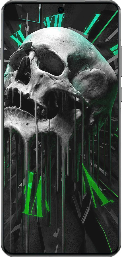TPU чехол Череп-годинник для OnePlus 13 5G - 4100b-3875 изображение 