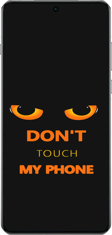 TPU чехол Don't touch the phone для OnePlus 13 5G - 4261b-3875 изображение 