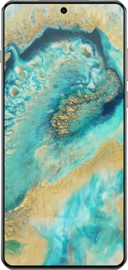 TPU чехол Green marble для OnePlus 13 5G - 4365b-3875 изображение 