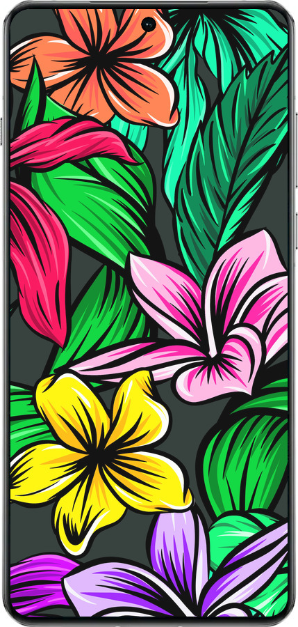 TPU чехол Тропические цветы 1 для OnePlus 13 5G - 4753b-3875 изображение 