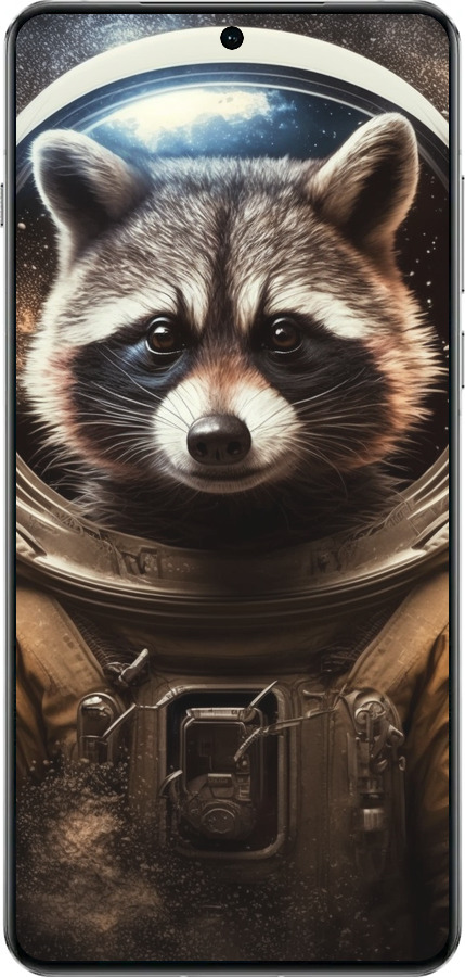 TPU чехол Raccoon austronaut для OnePlus 13 5G - 5581b-3875 изображение 