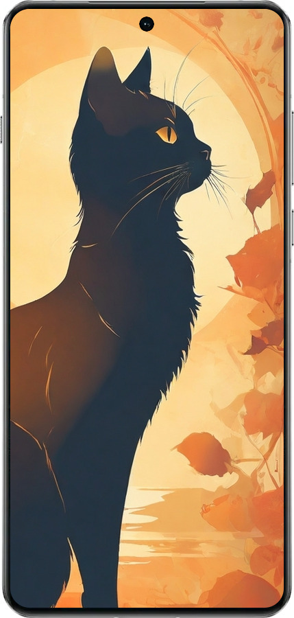 TPU чехол Черная кошка v2 для OnePlus 13 5G - 5830b-3875 изображение 