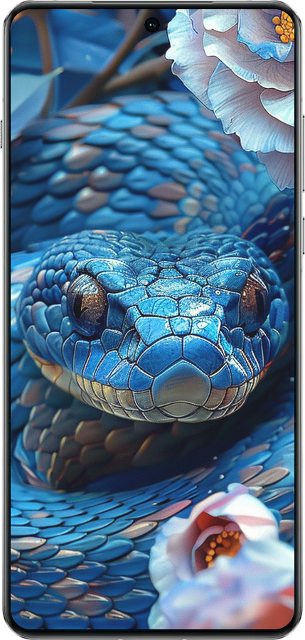 TPU чехол Blue Snake для OnePlus 13 5G - 6079b-3875 изображение 