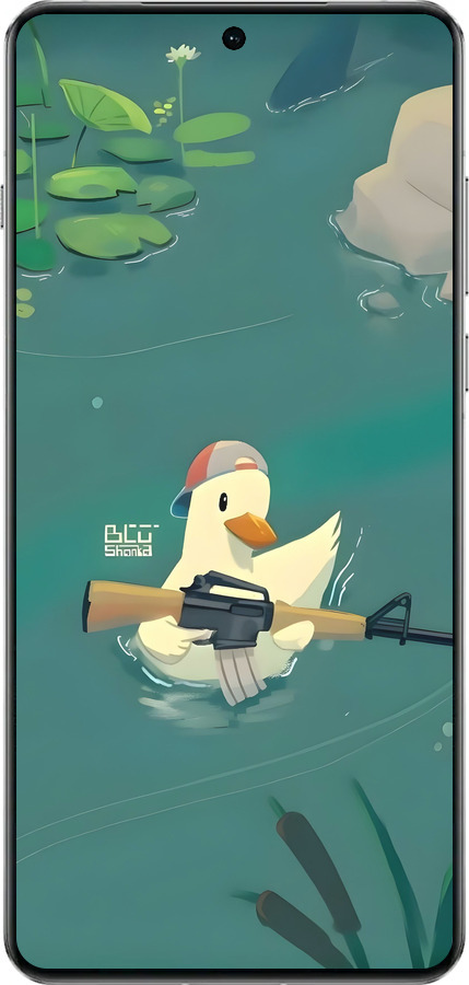 TPU чехол Каченя з автоматом для OnePlus 13 5G - 6356b-3875 изображение 