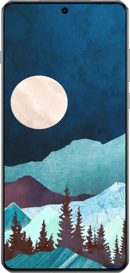 TPU чехол Горная идиллия ночной пейзаж для OnePlus 13 5G - 6488b-3875 изображение 