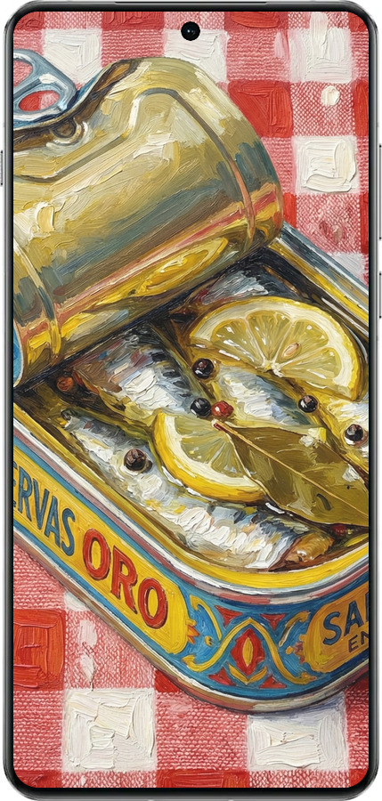 TPU чехол Vintage Sardine Tin Phone для OnePlus 13 5G - 6772b-3875 изображение 