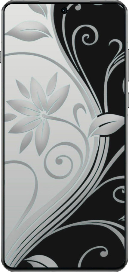 TPU чехол Цветы на чёрно-белом фоне для OnePlus 13 5G - 840b-3875 изображение 