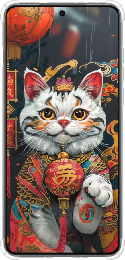 Силіконовий протиударний с посиленими кутами чехол China Cat v2 для OnePlus 13 5G - 6135sp-3875 изображение 