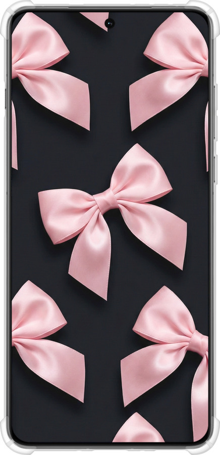Силикон с усиленными углами чехол Coquette Ribbons Dark Coquette для OnePlus 13 5G - 6767sp-3875 изображение 