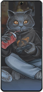 Силіконовий чехол gamer cat для OnePlus 13 5G - 4140u-3875 изображение 