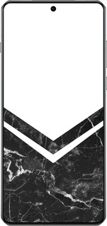 Силиконовый чехол Мраморный шеврон для OnePlus 13 5G - 5570u-3875 изображение 