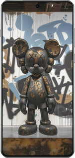 Силиконовый чехол Bronze kaws v2 для OnePlus 13 5G - 6098u-3875 изображение 