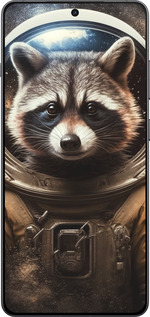 TPU чехол Raccoon austronaut для OnePlus 13R 5G - 5581b-3922 изображение 