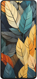 TPU чехол Кольорове листя для OnePlus 13R 5G - 5644b-3922 изображение 