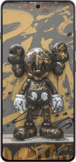 TPU чехол Bronze kaws для OnePlus 13R 5G - 6097b-3922 изображение 