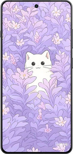 TPU чехол Котик в цветах для OnePlus Ace 5 Pro - 6390b-3934 изображение 