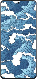 TPU чехол Абстрактный рисунок морских волн для OnePlus 13R 5G - 6538b-3922 изображение 