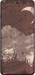 TPU чехол С изображением лунного пейзажа в ночном лесу для OnePlus 13R 5G - 6546b-3922 изображение 