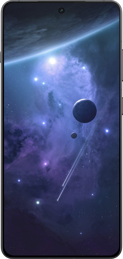 TPU чехол Планеты в синем космосе для OnePlus 13R 5G - 171b-3922 изображение 
