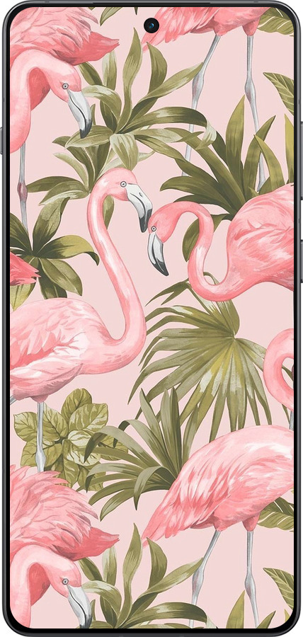 TPU чехол фламинго 2 для OnePlus Ace 5 Pro - 4360b-3934 изображение 