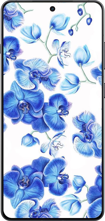 TPU чехол Голубые орхидеи для OnePlus 13R 5G - 4406b-3922 изображение 