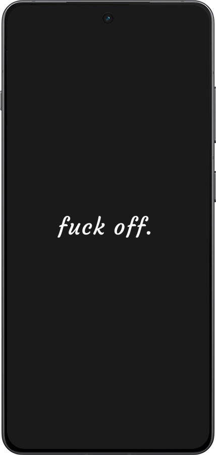 TPU чехол Fuck off для OnePlus Ace 5 - 4731b-4087 изображение 