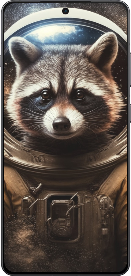 TPU чехол Raccoon austronaut для OnePlus 13R 5G - 5581b-3922 изображение 