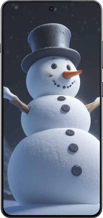 TPU чехол Сніговик для OnePlus Ace 5 - 5826b-4087 изображение 