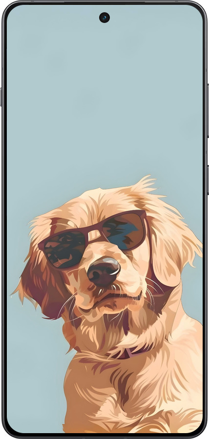 TPU чехол Пес в очках для OnePlus Ace 5 Pro - 6381b-3934 изображение 