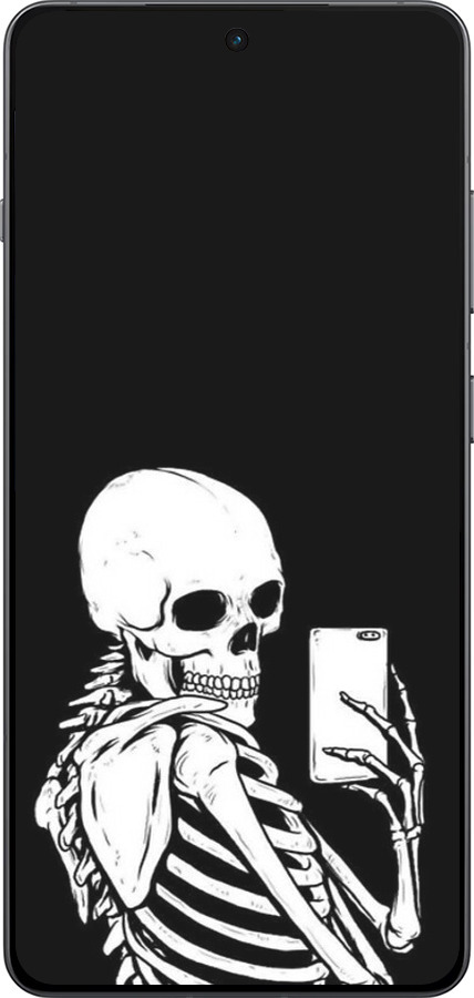 TPU чехол Скелет робить Selfie для OnePlus 13R 5G - 6535b-3922 изображение 