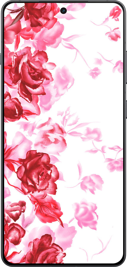 TPU чехол Намальовані троянди для OnePlus Ace 5 - 724b-4087 изображение 