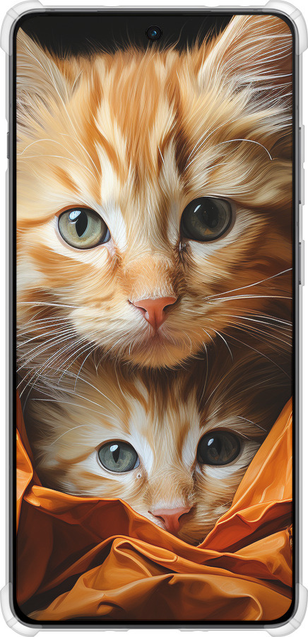 Силикон с усиленными углами чехол Котики 2 для OnePlus Ace 5 - 5664sp-4087 изображение 