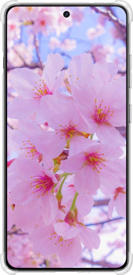 Силикон с усиленными углами чехол Сакура для OnePlus Ace 5 - 6029sp-4087 изображение 