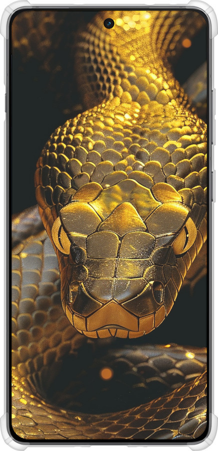 Силикон с усиленными углами чехол Golden snake для OnePlus Ace 5 - 6072sp-4087 изображение 