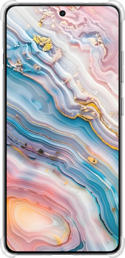 Силикон с усиленными углами чехол Мрамор красивый для OnePlus Ace 5 - 6376sp-4087 изображение 