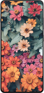Силіконовий чехол Beauty flowers для OnePlus Ace 5 Pro - 4050u-3934 изображение 