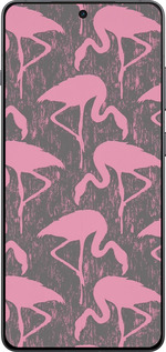 Силиконовый чехол Vintage-Flamingos для OnePlus Ace 5 Pro - 4171u-3934 изображение 