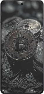 Силиконовый чехол Black Bitcoin для OnePlus 13R 5G - 6090u-3922 изображение 