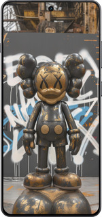 Силіконовий чехол Bronze kaws v3 для OnePlus Ace 5 Pro - 6099u-3934 изображение 